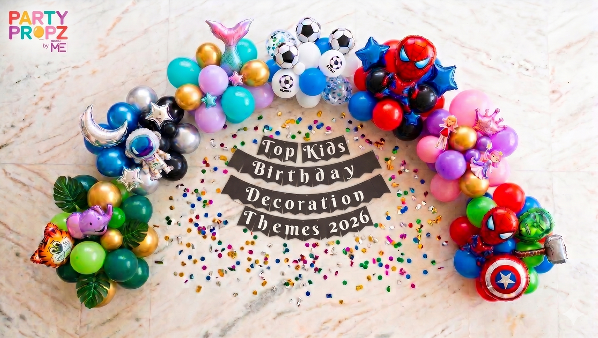 Top Kids Birthday Decoration Themes in India (2026 Edition)
