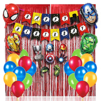 Superhero Birthday Decorations Kit - 35pcs