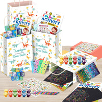 Dinosaur Theme Birthday Return Gift Set – 80 Pcs | Party Favors & Stationery Gifts for Kids