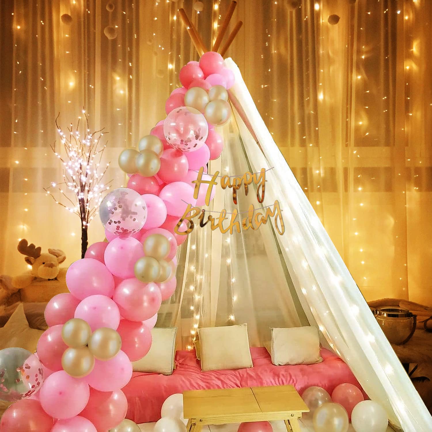 Cabana Birthday Decoration Items 26 Pcs, Canopy Tent For