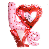 Big Love Shape Foil Balloon for Valentine's Day - Pack of 1 Love Shape Foil Balloon for Decoration
