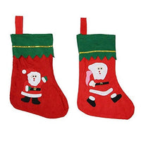 Christmas Decoration Items - 2 Pcs Santa Claus Hanging Stockings for Christmas Home Decor
