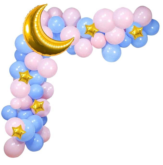 Party Propz Birthday Theme Decoration Balloon Garland Kit - 68 Pcs