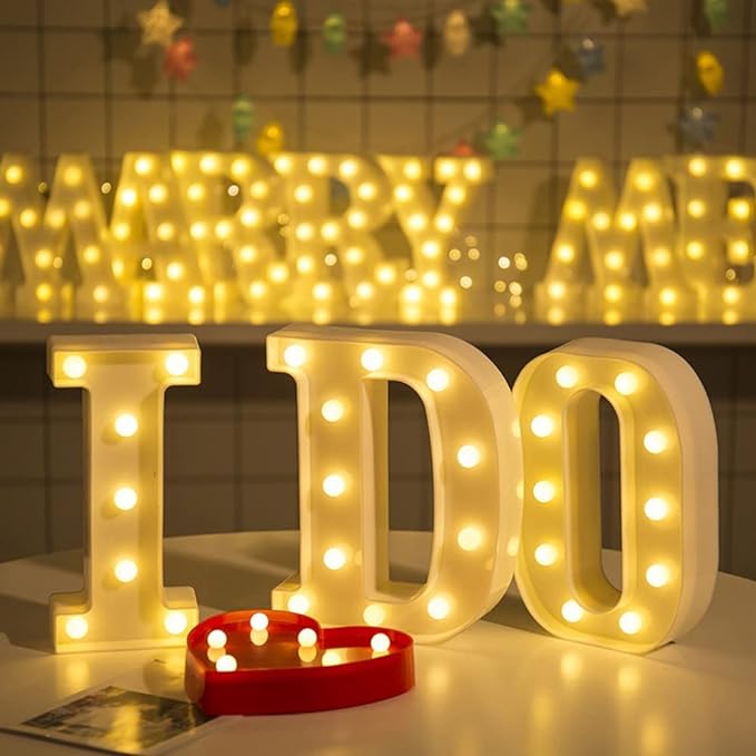 Marquee Number Light Letters for Room Decor Lights - (0) Led Lights for Room Decoration - Asthetic Decorations Number Light for Room Decor Light/Kids Room Decor Items for Number Lights