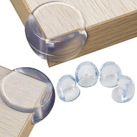 Party Propz Baby Safety Edge Corner Guard Transparent (Pack of 1-4Pcs Per Pack) / Table Corner Protection for Babies/Dressing Table, Bed Corner Guard/Corner Angle Protection