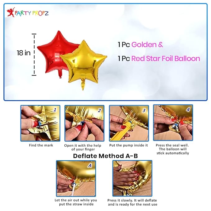 Party Propz Half Birthday Decoration Items, Huge 62Pcs Combo, For Half Year Birthday Decorations, For 6Th Month Birthday Decoration, Half Way To One, 1/2 Month Baby Birthday Decoration.