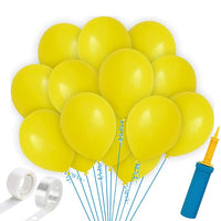 Party Propz Yellow Balloons -103Pcs For Happy Birthday Balloon Decoration Boys, men, Husband/Balloon Garland Kit/Metallic Helium Ballons/Ballon Items For Décor