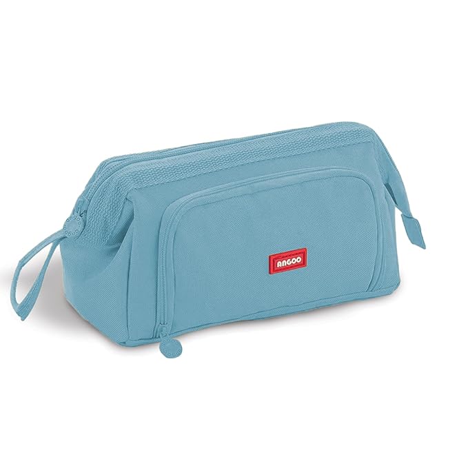 Party Propz Blue Large Capacity Pencil Pouch for Girls - Pencil Case Pouches for Stationary | Aesthetic Pencil Case | Pouches for Travelling | Multipurpose Pouches for Women | Pouches for Women