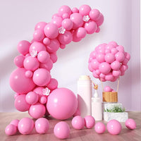 Party Propz Rubber Pink Balloons For Birthday-50Pcs Balloons For Decoration