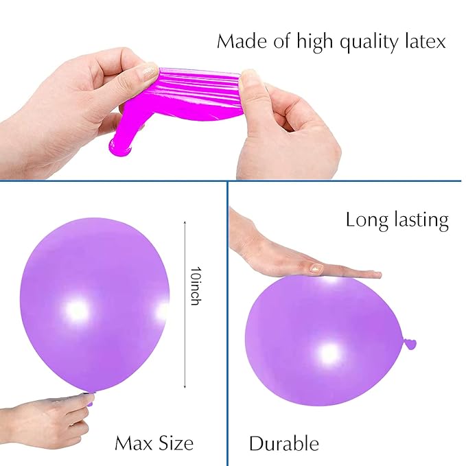 Party Propz Mermaid Balloons for Birthday Decoration - Cute 27Pcs Balloon Decoration for Birthday | Birthday Decoration Items For Girl | Mermaid Theme Birthday Decorations | Balloon Decoration Kit
