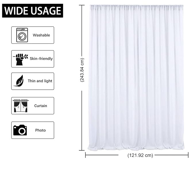 Party Propz haldi Decoration Items -Set of 12pcs Backdrop Cloth for Decoration | Sangeet Ceremony Decoration | Haldi Ceremony Decoration | Backdrop for Pooja Decoration | Net Curtains for Decoration