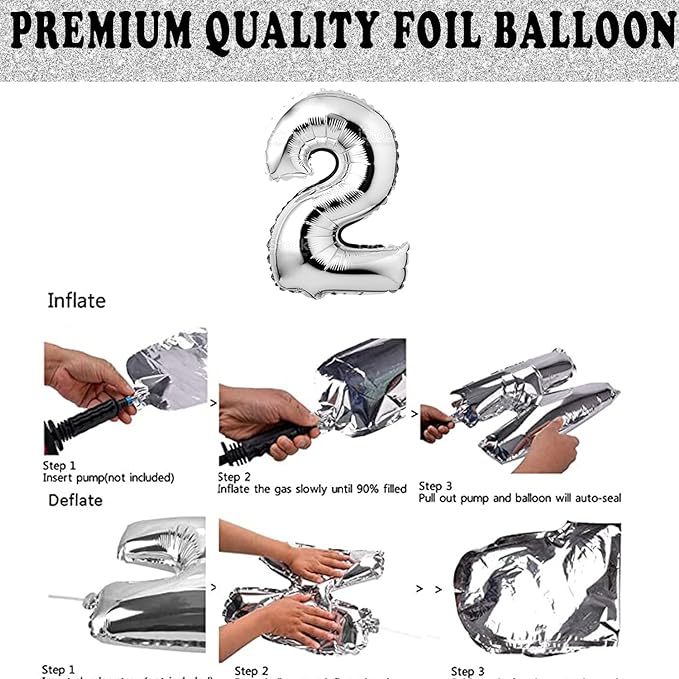 Party Propz Boss Baby Theme Decorations Combo Set -44Pcs for Boys 2nd Birthday Party Decorations,Birthday Decorations kit for Boys 2nd birthday/ Baby Birthday Decoration Items 2 Year for Boys Bday Decorations Items for Kids