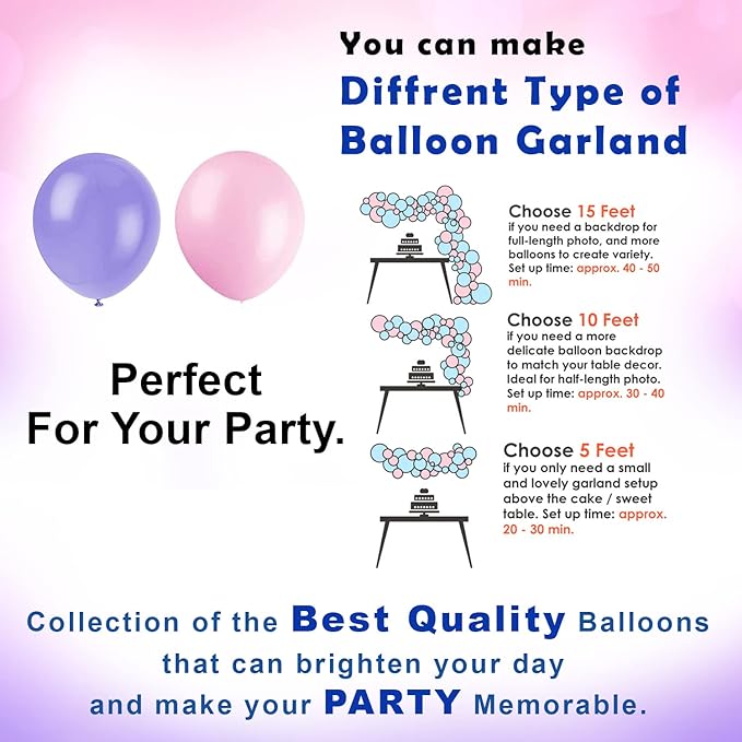 Party Propz 1St Birthday Decoration Items-69Pcs With Pink Happy Birthday Banner,Cardstock,Golden One Foil Balloon|Pink&Purple Balloons|3D Butterflies For Decoration|1St Birthday Decoration For Girls