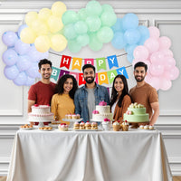 Customized Happy Birthday Banner Kit – 115 Pcs