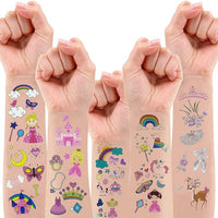 Party Propz Princess Theme Birthday Party Decorations Tattoos For Kids - 10Set For Girls - Princess Birthday Party Decoration/Princess Theme Decoration/Birthday Decoration Items for Girls