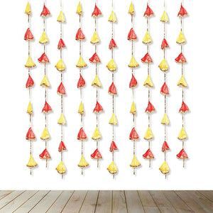 Party Propz Net Tassels for Decoration - 10 Pcs Wall Hangings for Party Decoration | Latkan for Home Decoration | Garland for Decoration | Backdrop Decoration Items | Party Tassels for Decoration