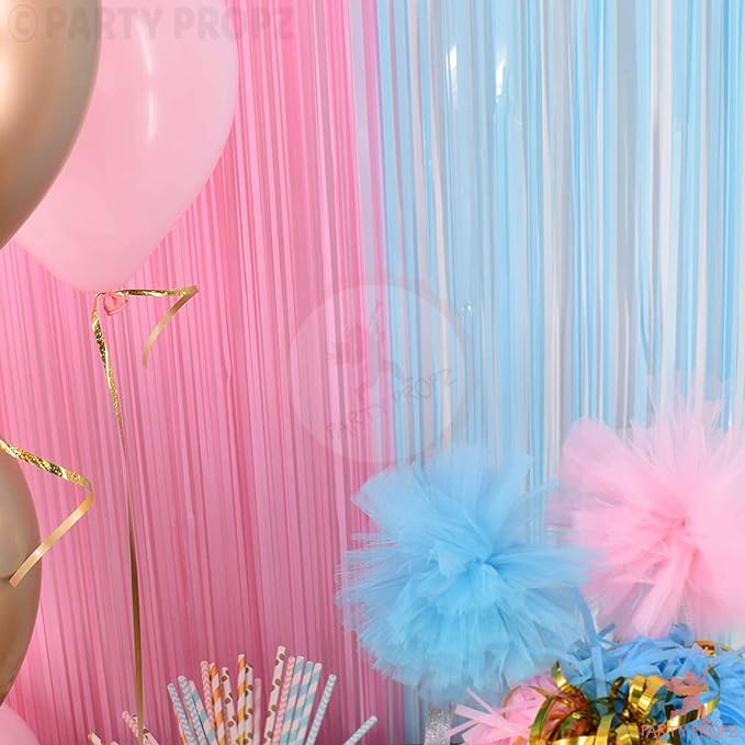 Party Propz Baby Shower and Foil Curtain 2Pcs Set for Maternity ,Balloons Banner (cardstock) Baby Shower Mom to Be Photoshoot Party Décor Material Items Supplies/ Props for Decorations