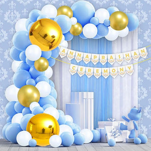 Annaprashan Decoration Items – 75 Pcs Rice Ceremony Decoration Kit for Baby Boy/Girl