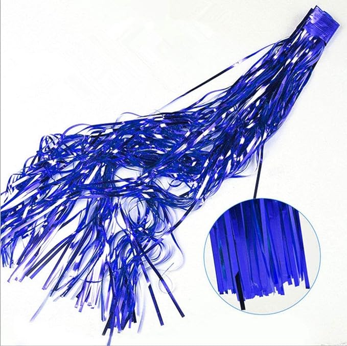 Party Propz Blue Foil Curtain 2 Pc for Boys Birthday Decoration Or Birthday Decoration Items