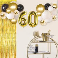 60th Birthday Decoration Items- 27 Pcs, 60th Birthday Decoration Set, 60th anniversary decoration, 60th Birthday Decoration Items For Husband, 60th Birthday Celebration