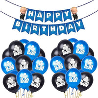 Party Propz Boss Baby Theme Birthday Decoration - 31Pcs Baby Boss Theme Birthday Decorations Combo Bunting And Balloons For Kids Birthday Decoration Party Supplies / Theme Birthday Combo