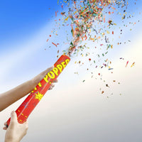 Multicolor Confetti Party Poppers- 4 Pcs (30 cm)