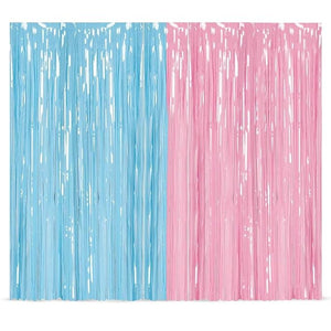 Party Propz Baby Shower and Foil Curtain 2Pcs Set for Maternity ,Balloons Banner (cardstock) Baby Shower Mom to Be Photoshoot Party Décor Material Items Supplies/ Props for Decorations