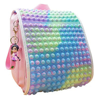 Party Propz Pop It Bag For Girls/Pop It Backpack Pink - Pop It Bag For School With Magnetic Snap & Adjustable Strap