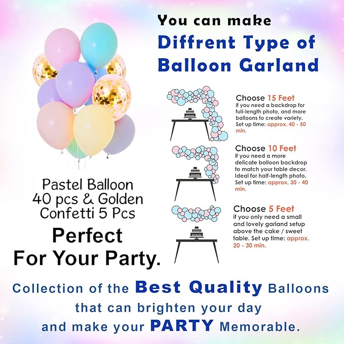 Party Propz Unicorn Birthday Decorations For Girls - 55Pcs Combo Set / Happy Birthday Decoration Kit For Girls, Unicorn Birthday Decorations, Birthday Decoration For Girls Theme