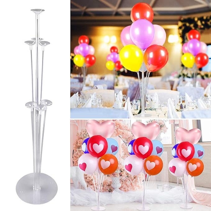 Party Propz Balloons Stand Kit for Birthday Decoration Items for Kids,Husband,s,s,Women,Wife Adults/Baby Shower Balloon Combo/Bride to be,Bridal Shower/Anniversary Decor/Latex Metallic Baloons