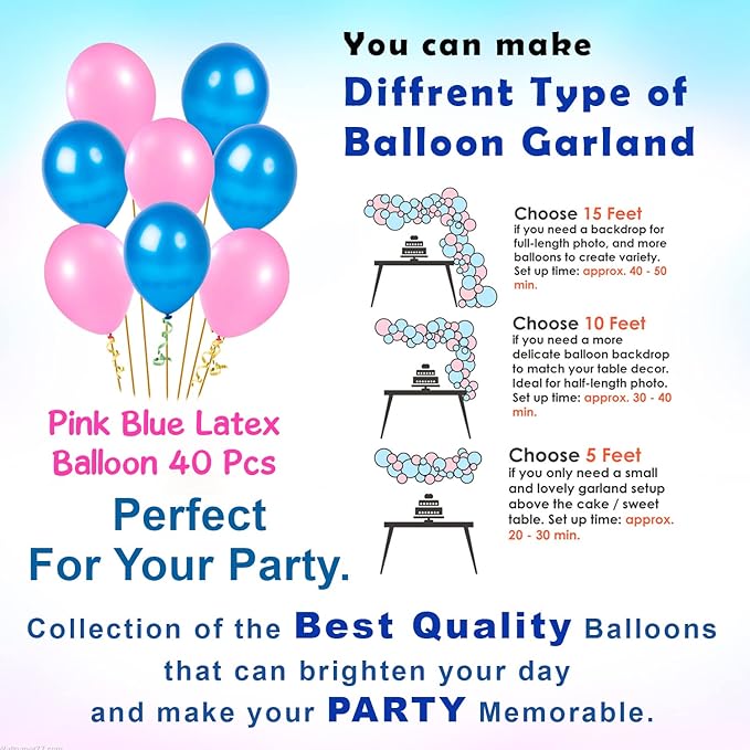 Party Propz Baby Shower Combo Decorations Material Set - 77Pcs Baby Shower Photobooth Props, Latex Balloon, Feet Foil Balloon, Bottle Foil Balloon, Sash and Badge, Maternity, Pregnancy Photoshoot