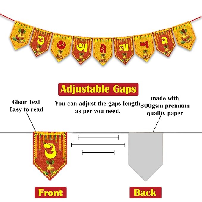 Party Propz Rice Ceremony Decorations Items - 76 Pcs Mukhe Bhaat Decoratio | Baby Annaprashan Decoration Items | Annaprashan Golden 4D Balloons | Baby Rice Ceremony Decorations | Annaprashan Banner