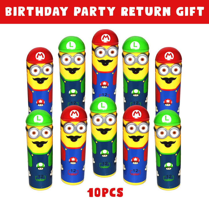 Party Propz Birthday Return Gifts for Kids- Pack Of 10 Sketch Pens Multicolor | Best Return Gifts for Birthday | Return Gifts For Kids Birthday | Best Birthday Return Gifts For Kids|