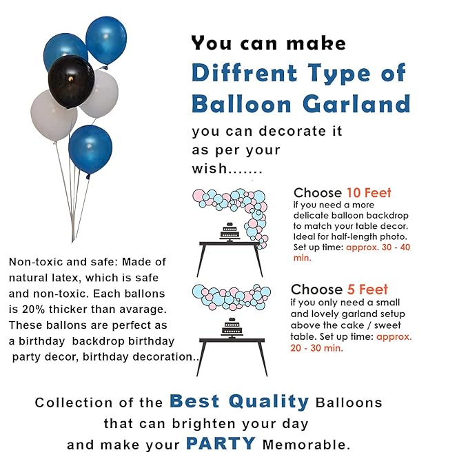 Party Propz Boss Baby Theme Decorations Combo Set -44Pcs for Boys 2nd Birthday Party Decorations,Birthday Decorations kit for Boys 2nd birthday/ Baby Birthday Decoration Items 2 Year for Boys Bday Decorations Items for Kids