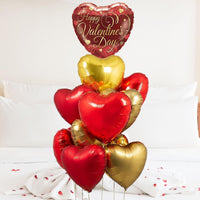 Valentine Heart Shape Balloons - 11pcs