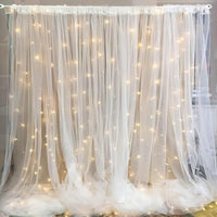 Traditional Backdrop Cloth Set – 6 Pcs Curtains for Decoration
