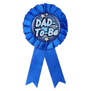 Party Propz Dad to Be Badge - Baby Shower Decoration Items | Mom to Be Dad to Be Decoration Item | Dad to Be Badge For Baby Shower, Coming Soon Party Decoration | Baby Shower Props For Photoshoot