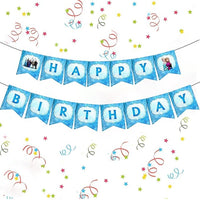 PARTY PROPZ™ Frozen Theme Happy Birthday Banner/ Frozen Party Supplies