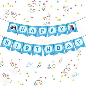 PARTY PROPZ™ Frozen Theme Happy Birthday Banner/ Frozen Party Supplies