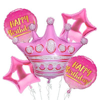 Party Propz Rubber Set of 9 Pcs Birthday Combo For Boys Birthday Decoration Items/Balloons For Boy Birthday Party, Blue