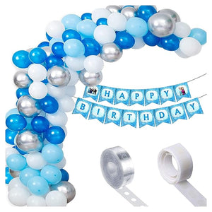 Party Propz Frozen Theme Birthday Decoration for Girls 43Pcs - Princess Elsa Birthday Party Decorations - Frozen Birthday Decorations for Girls / Frozen Balloons for Birthday Decoration
