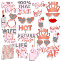 Bride To Be Props For Bachelorette Party-20Pcs Bride To Be Photo Booth Props|Bride To Be Decorations|Bridal Shower Decoration