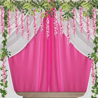 Party Propz Backdrop Cloth for Decoration -12 Pcs Haldi Decoration Items for Marriage | Marriage Decoration Items for Wedding | Pooja Backdrop Decoration Cloth | Traditional Backdrop Decoration Cloth