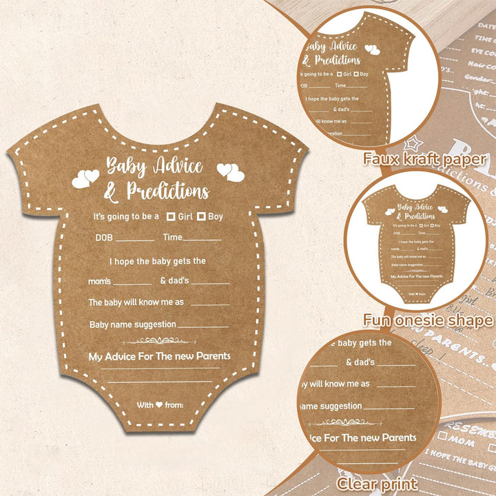 Party Propz Baby Shower Games Kit - Pack of 18 Pcs | Baby Shower Games, Baby Shower Kit | Baby Shower Game Cards | Baby Shower Placards, Baby Shower Accessories for Photoshoot | Baby Shower Set