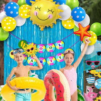 Pool Party Decoration Kit – 36 Pcs