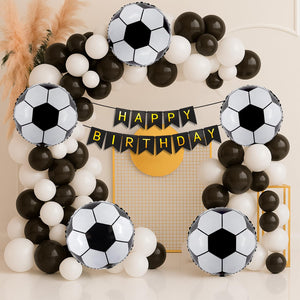 Football Theme Birthday Decoration Kit – 56 Pcs | Soccer Balloons & Banner for Boys’ Party