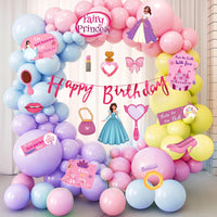 Princess Theme Birthday Decoration Items - 59 Pcs