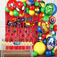 Superhero Birthday Decoration Kit - 56 Pcs