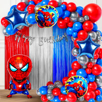 Superhero Birthday Decoration Kit for Boys - 56 Pcs