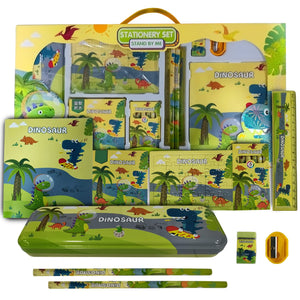 Dinosaur Theme Stationery Return Gift Set – Pack of 10 | Fun & Educational Gifts for Boys